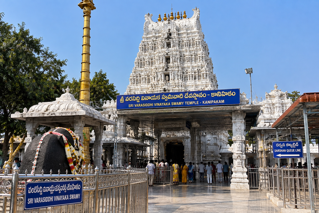 Kanipakam temple near Madanapalle for a pilgrimage day trip