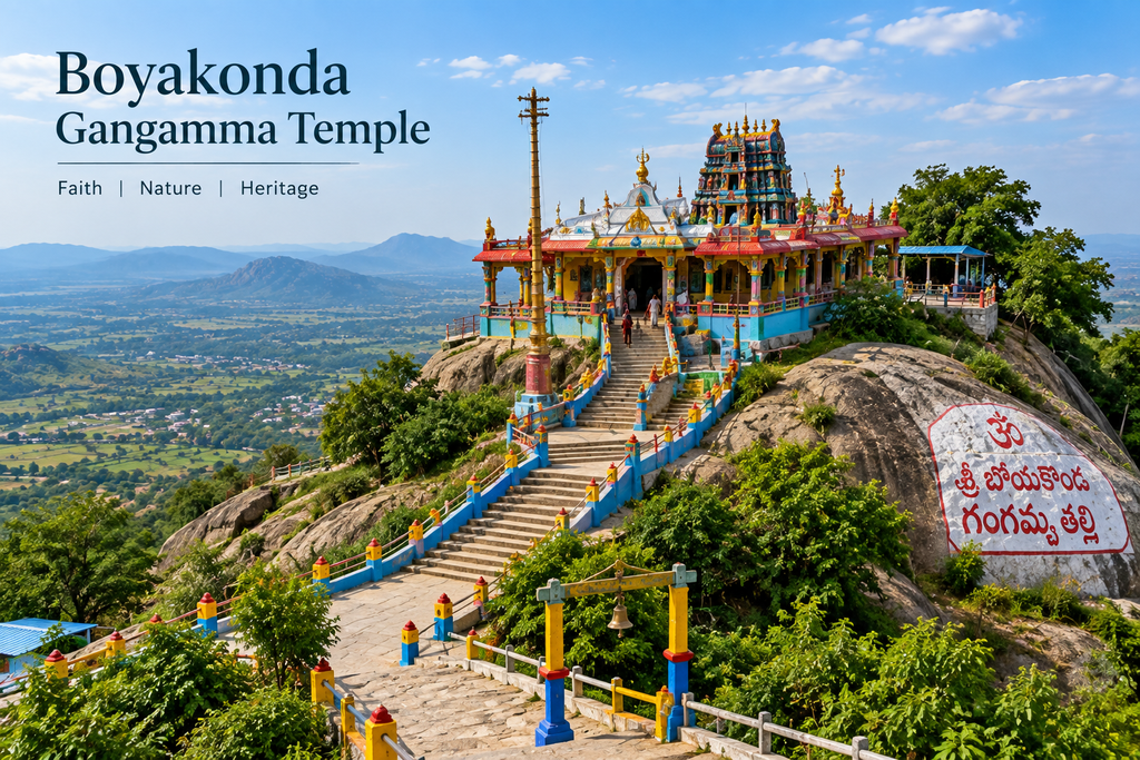 Boyakonda Gangamma Temple near Madanapalle for a spiritual day trip